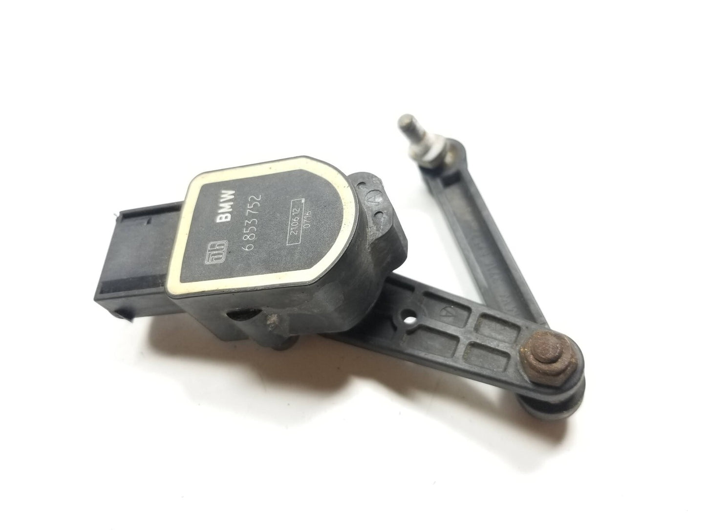 2013 BMW X6 Front Headlight Height Level Sensor Pair OEM