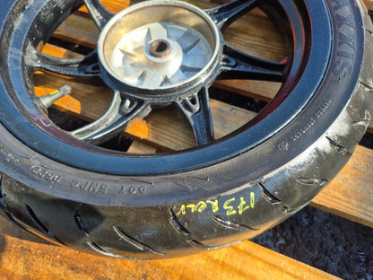 2022 Piaggio Liberty 150 Wheel Rim W/tire Front & Rear Pair OEM