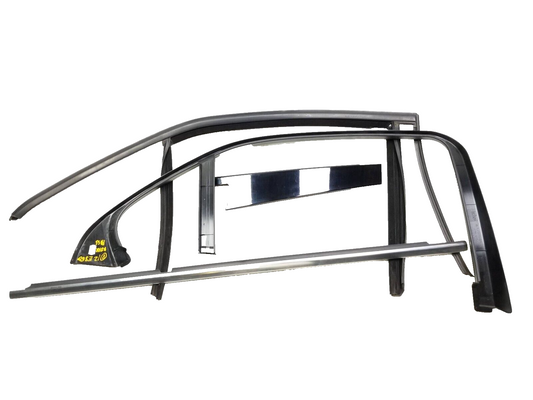 10-16 Mercedes E350 E500 Door Window Frame Trim & Seals Rear Passenger Side OEM