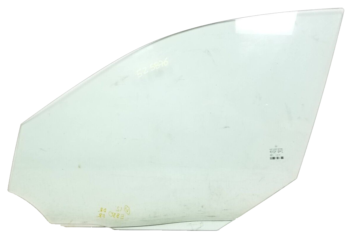 2012 Mercedes E350 Front Driver Door Window Glass OEM