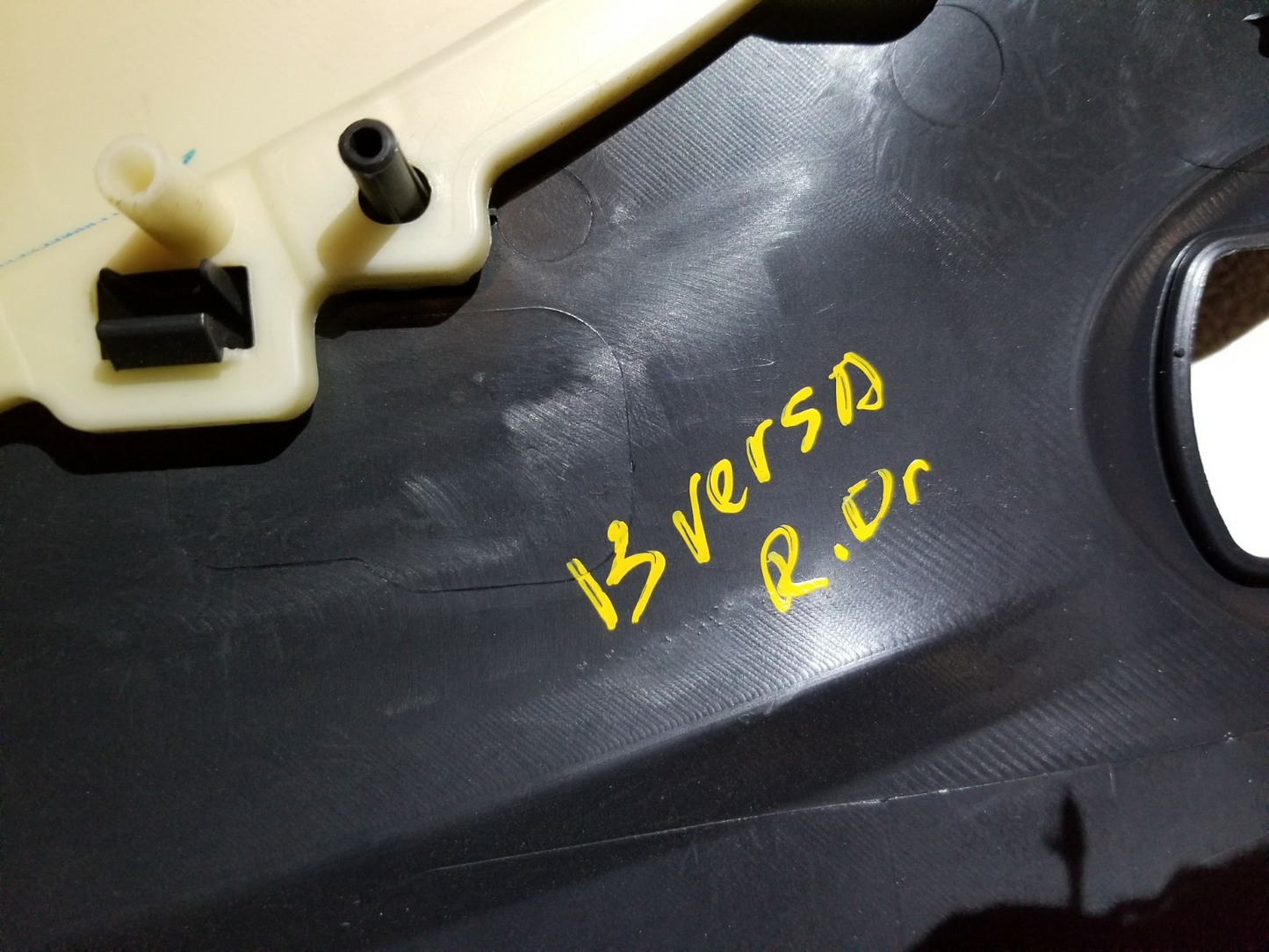 2013 Nissan Versa Sedan Rear Door Trim Panel Left Driver Side OEM