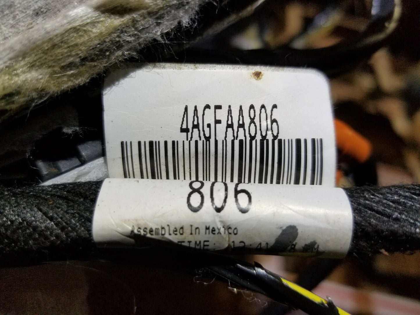 2016 Dodge Journey Interior Roof Wire Harness OEM *non Sunroof*