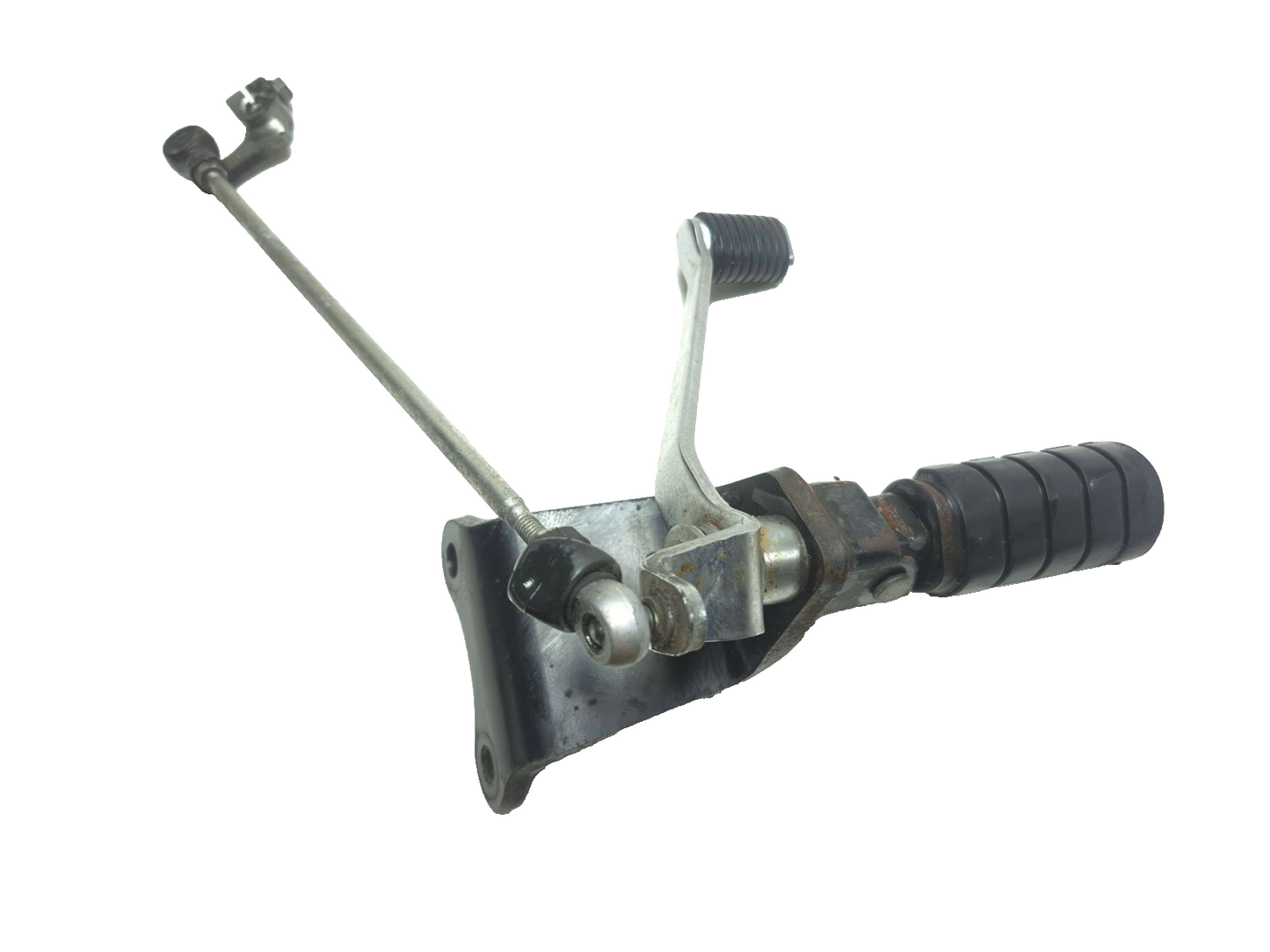2009 Honda Shadow Vt750 Spirit Front Left Foot Peg & Mount W/ Shifter Lever OEM
