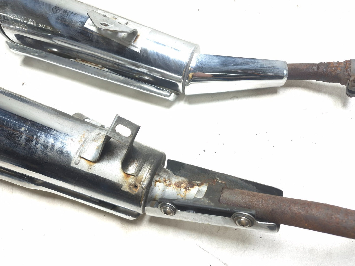 2015 Suzuki Gw250 Exhaust Muffler Left & Right  OEM
