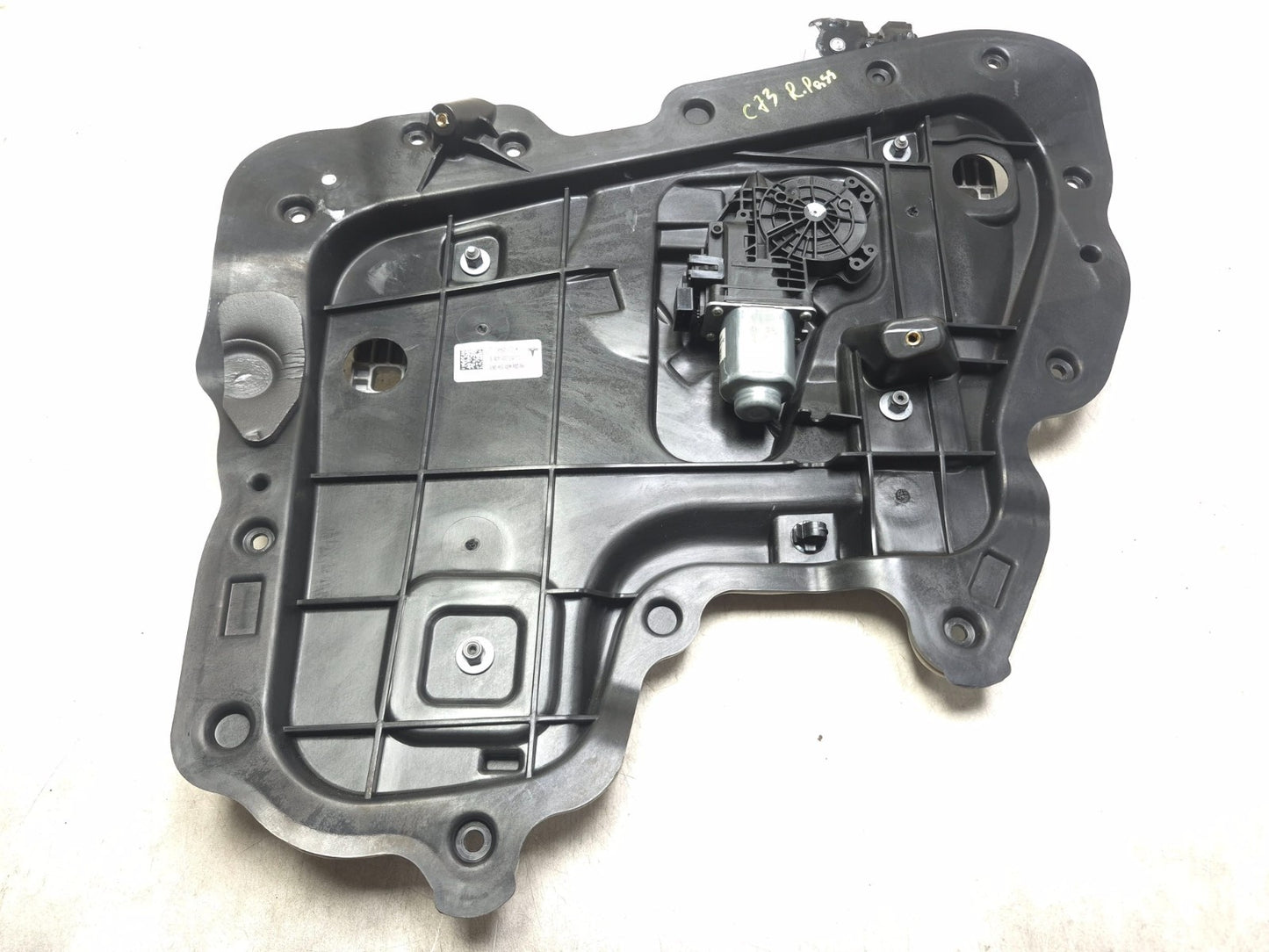 2019 Tesla Model 3 Rear Window Regulator W/ Motor Right Passenger Side OEM