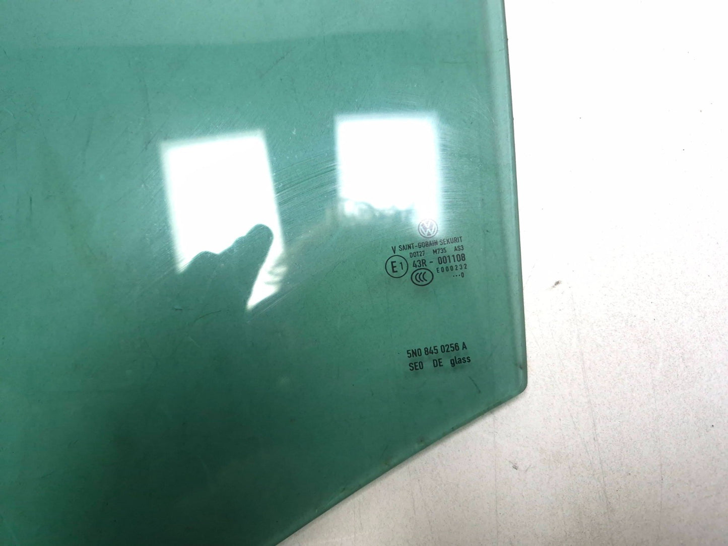 2011 Volkswagen Tiguan Rear Door Window Glass Driver Side Left OEM