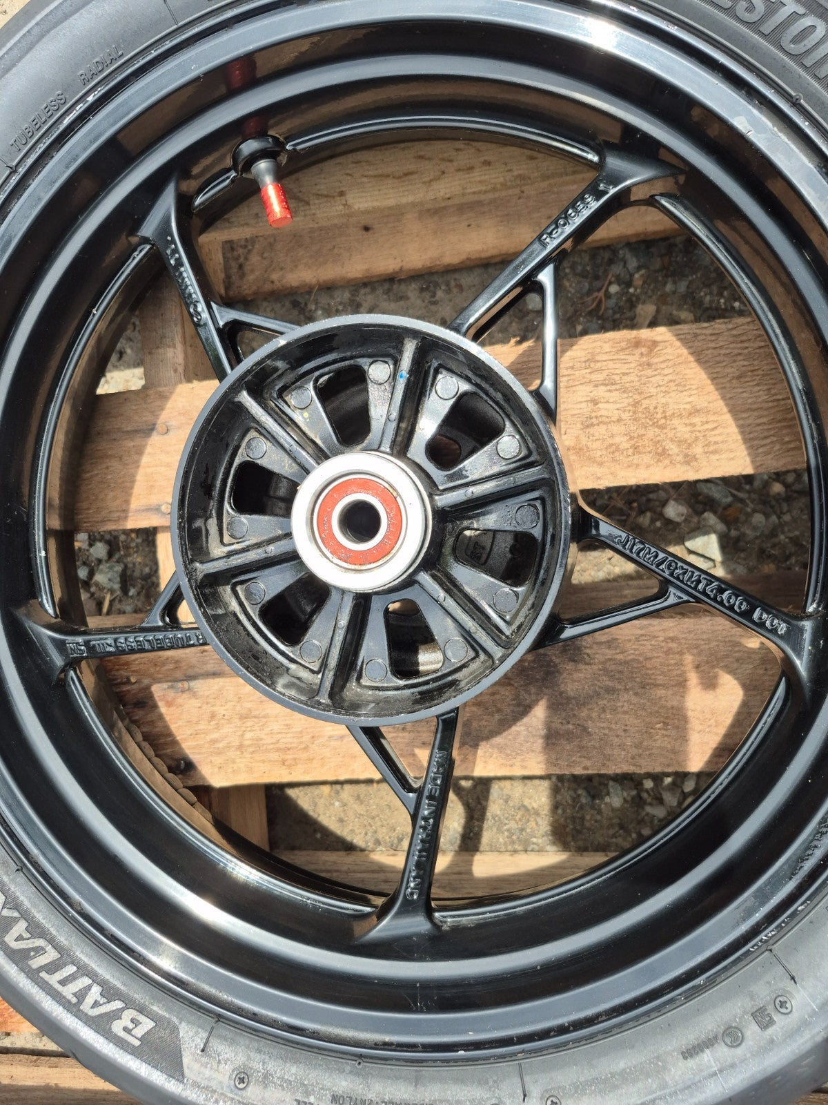 2019 Kawasaki Z400 Er400d Wheel Rim & Tire Front & Rear *straight* OEM