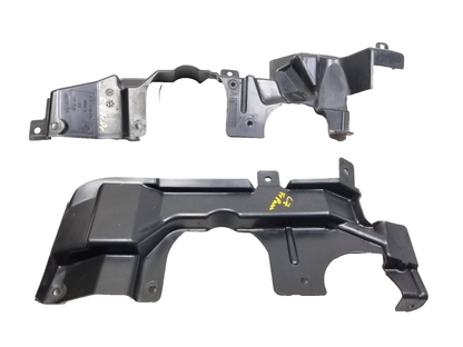 2007 - 2013 BMW X5 X6 E70 X5 X6 Steering Gear Top Cover Shield Panel  2pcs OEM