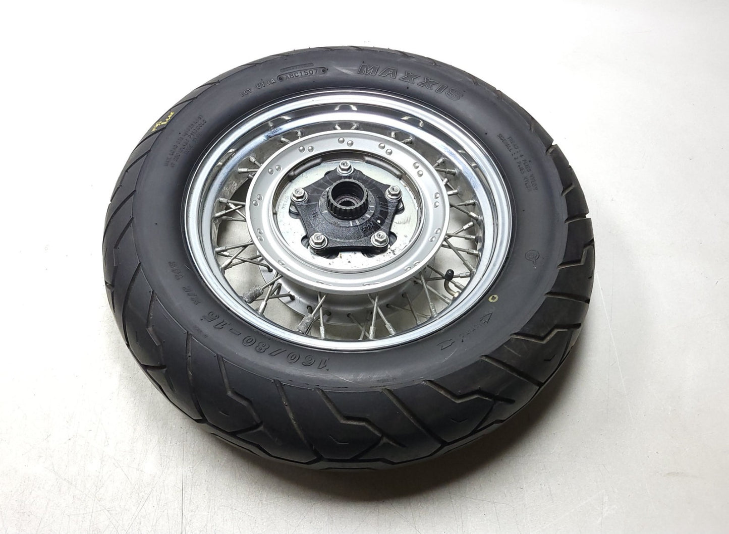 2008 Honda Shadow Vt 750ca Front & Rear Wheel Rim & Tire OEM