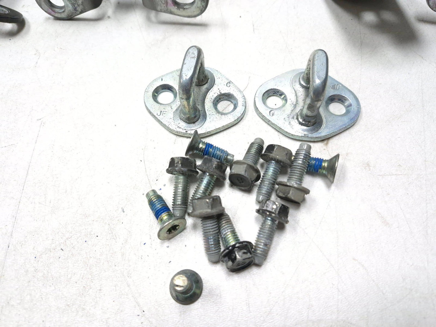 2014 Hyundai Accent Hatch Left Driver Front & Rear Door Hinge OEM