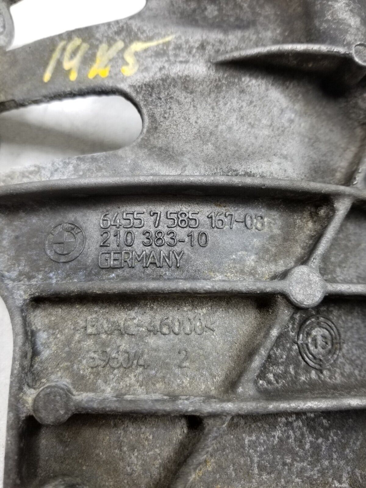 14-18 BMW X5 AC Compressor Mount Bracket 7585167 OEM F15 N55 89k Miles✅