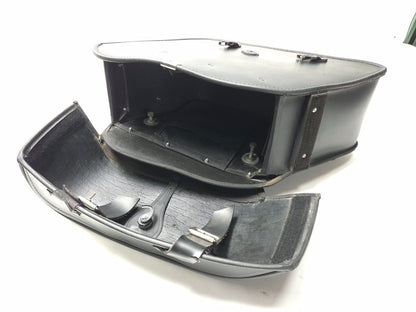 Viking Bags Leather Saddlebags Harley Dyna Fat Bob Fxdf 2008-2017 Hard Mount OEM