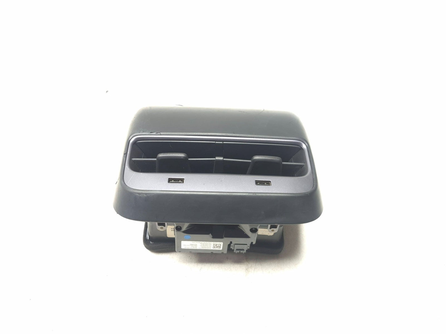 2019 Tesla Model 3 Console Rear Air Vent Grille Panel With Usb OEM