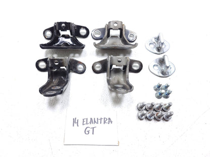 2014 Hyundai Elantra Gt Door Hinge Front & Rear Left Driver Side Set OEM