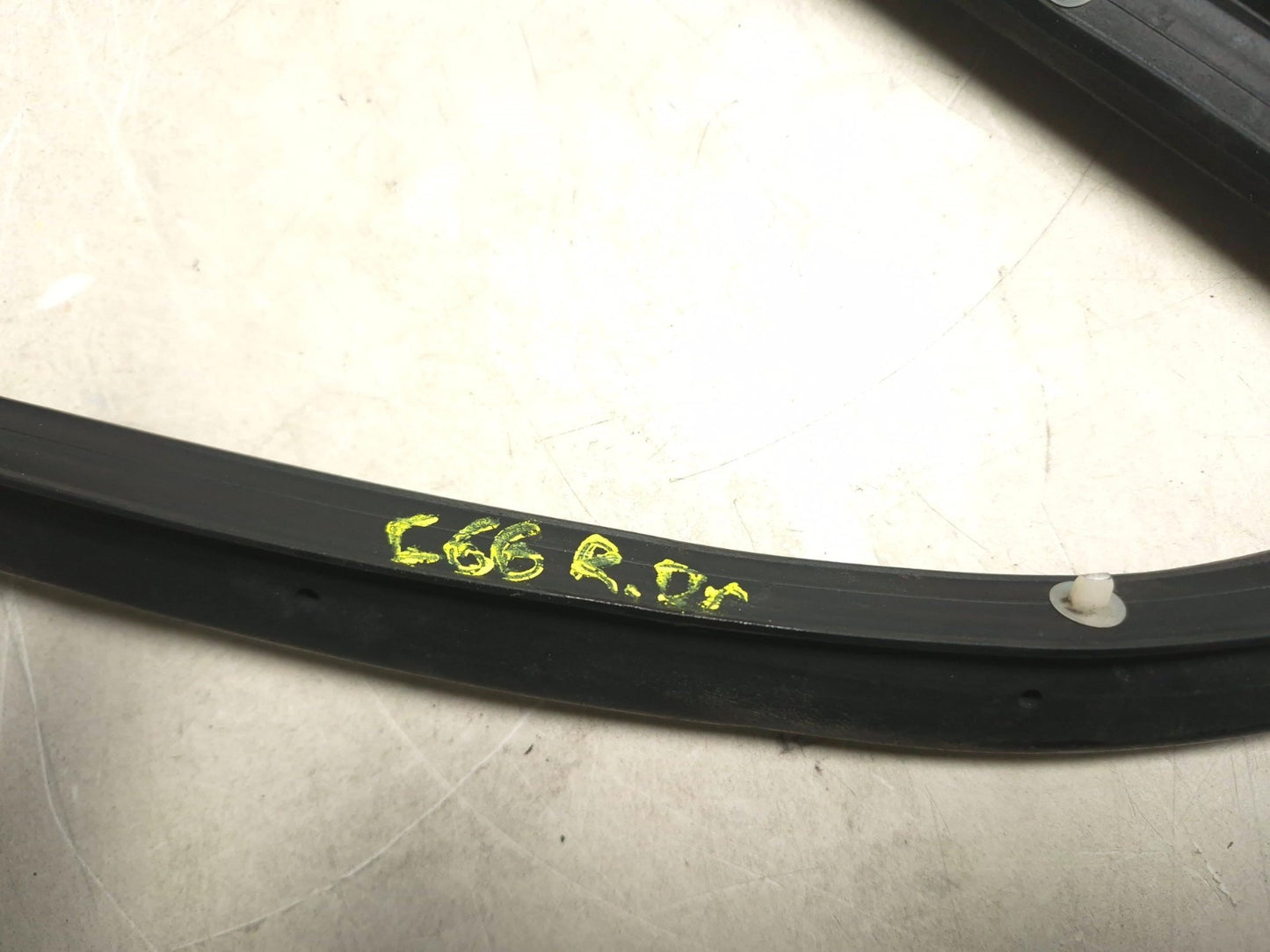 2012 Hyundai Sonata Rear Door Weatherstrip Seal & Molding Driver Side 4 Pcs OEM
