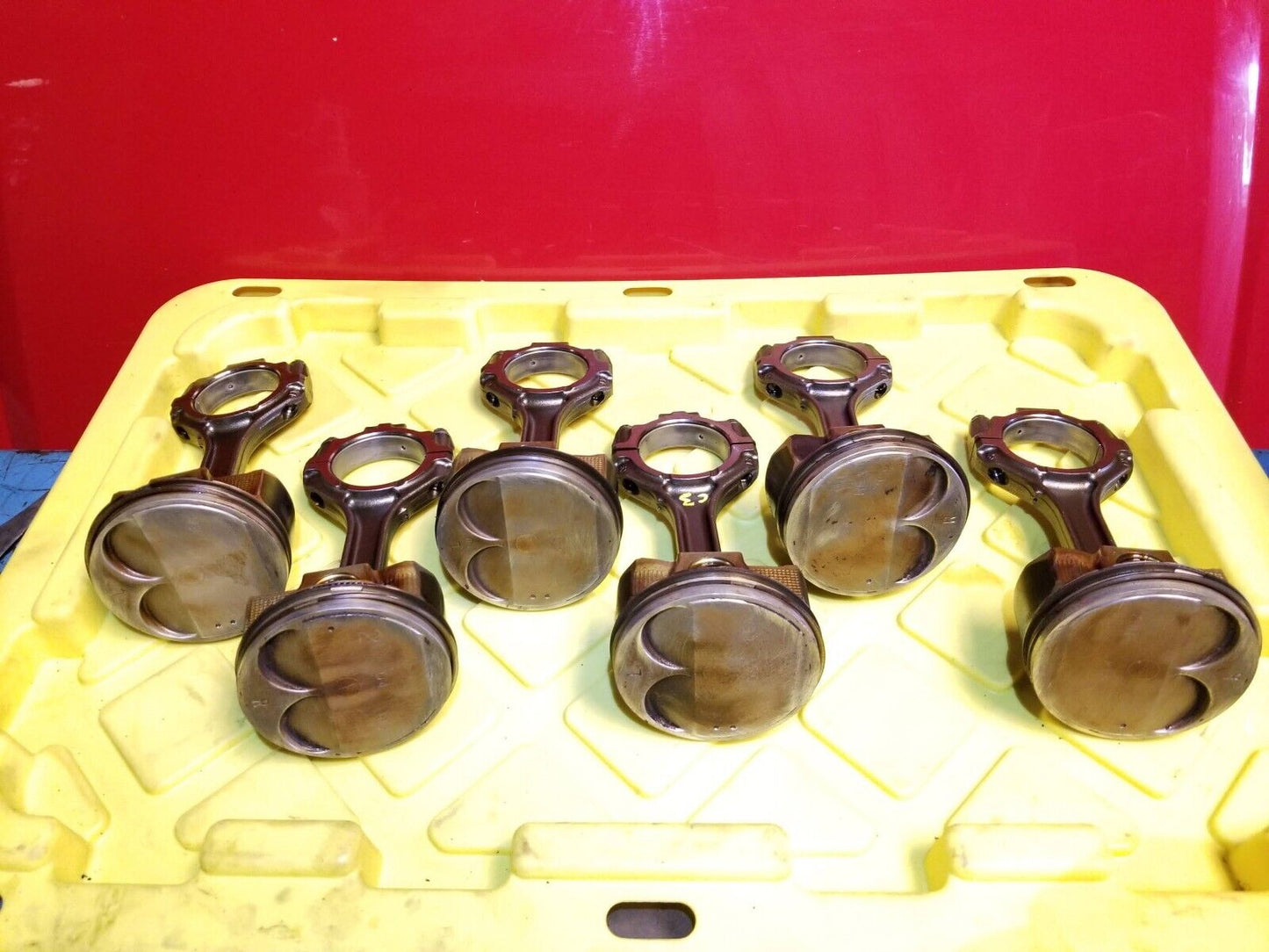 09-13 Infiniti G37 X Piston W/ Connecting Rod 6pcs Vq37vhr OEM ✅