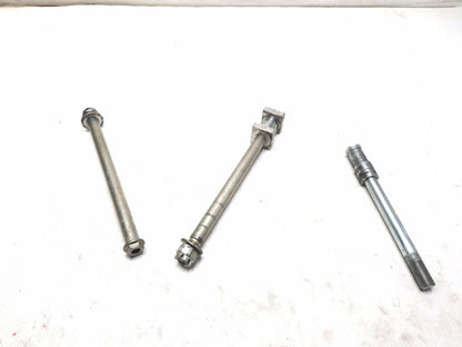 2017 Kawasaki Vulcan S En650c Front & Rear Wheel Axle & Swing Arm Bolt 3 Pcs OEM
