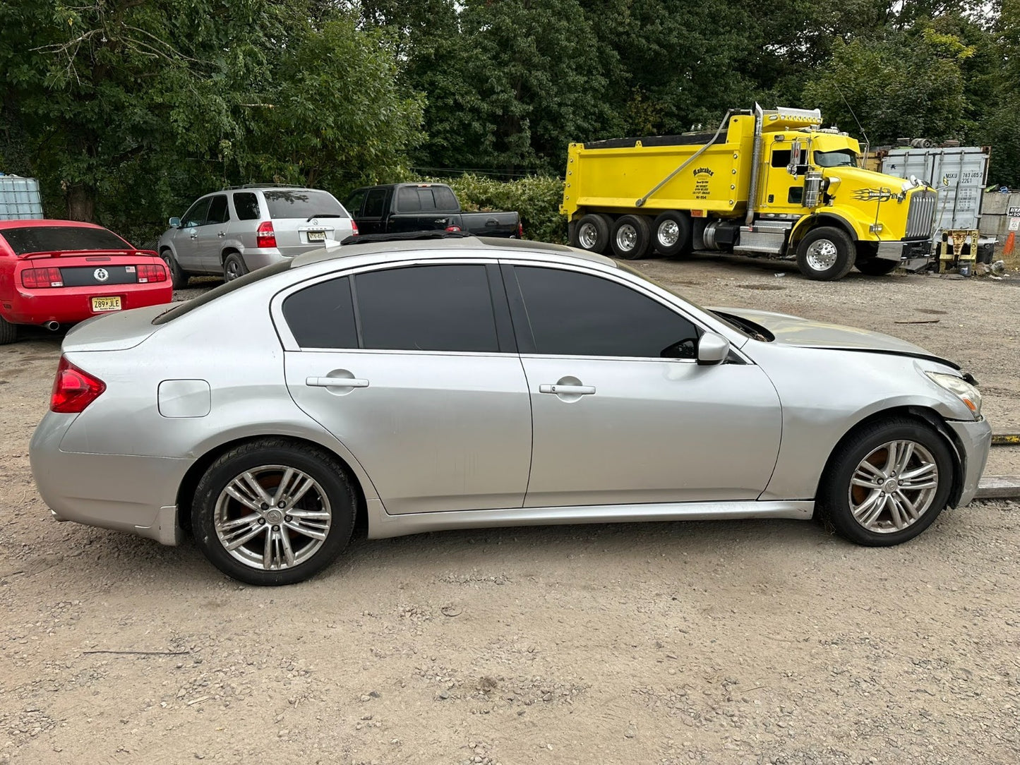 2009 Infiniti G37 Door Window Glass Rear Passenger Side Right OEM