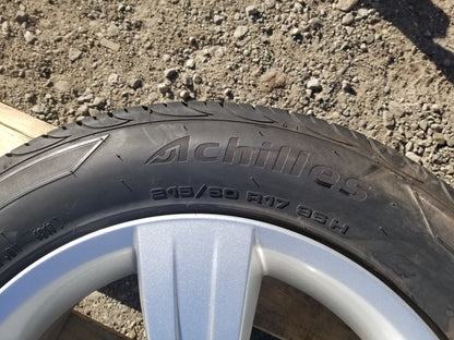 2010 Dodge Caliber Wheel Rim W/ Tire 215/60r17 9.5/32 Pair OEM