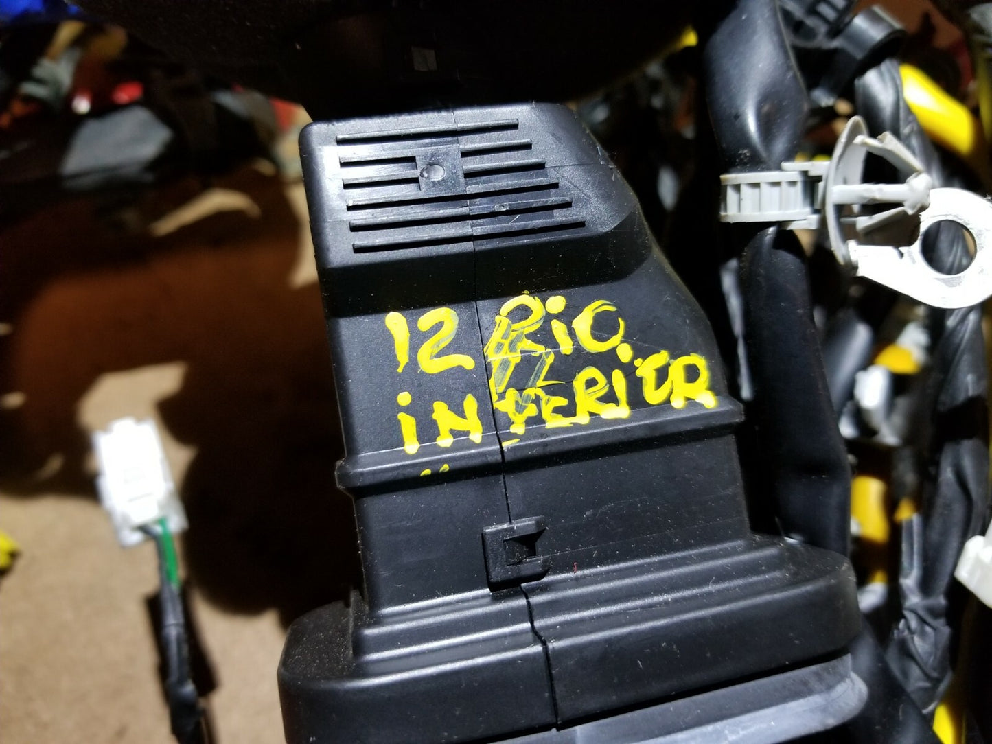 2012 Kia Rio Interior Body Wiring Harness OEM