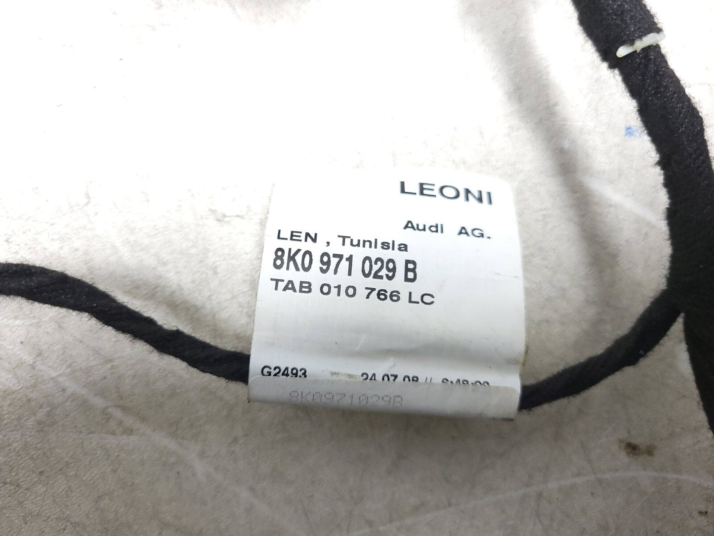 2009 2010 Audi A4 S4 Sedan Front Door Wire Harness Driver Side Left OEM