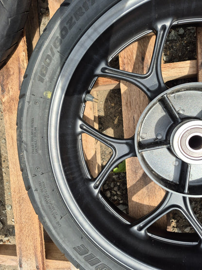 2015 Honda Ctx700n Wheel Rim & Tire Front & Rear *straight* OEM