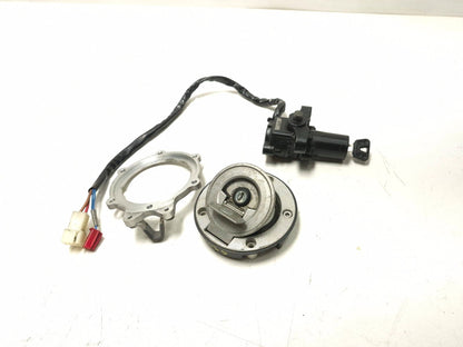 2004 Yamaha Fz6 S Ignition Switch Lock & Lock Fuel Cap & Seat Lock Set OEM