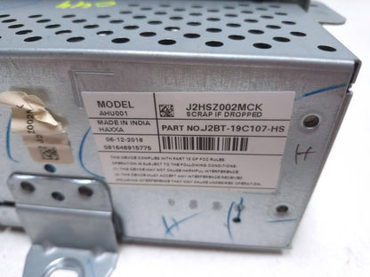 2019 Ford Ecosport Radio Stereo Receiver Am/fm OEM