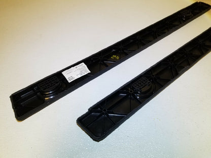 2015 Audi Q7 Trunk Cargo Floor Side Lining Trim Cover Left & Right Pair OEM