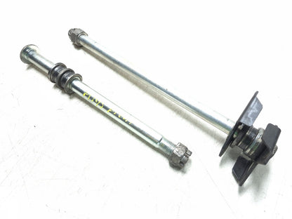 2019 Kawasaki Er400 Z400 Wheel Axle Front & Rear Pair OEM