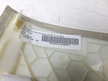 2009 - 2016 Audi A4 S4 Sedan Upper C & D Pillar Trim W/ Seat Belt Guide OEM