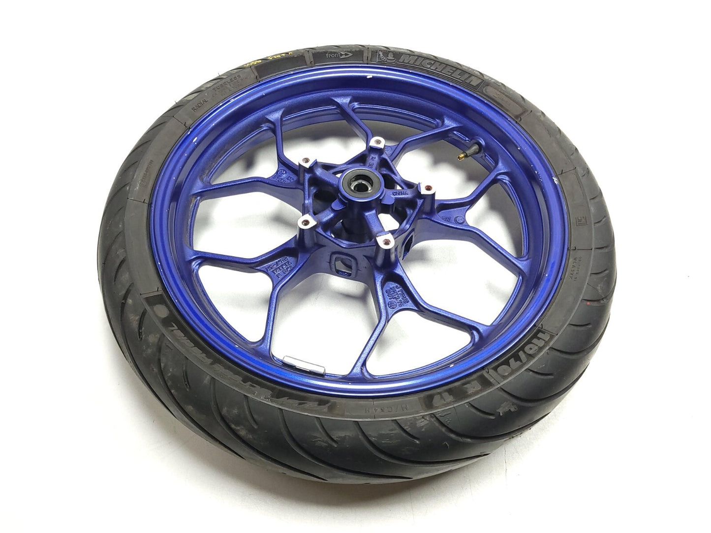 2015 - 2018 Yamaha Yzf-r3 Yzfr3 Front & Rear Wheel Rim W/ Tire OEM