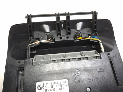 2008 BMW X6 E71 Interior Roof Overhead Dome Light W/ Sunroof Switch OEM