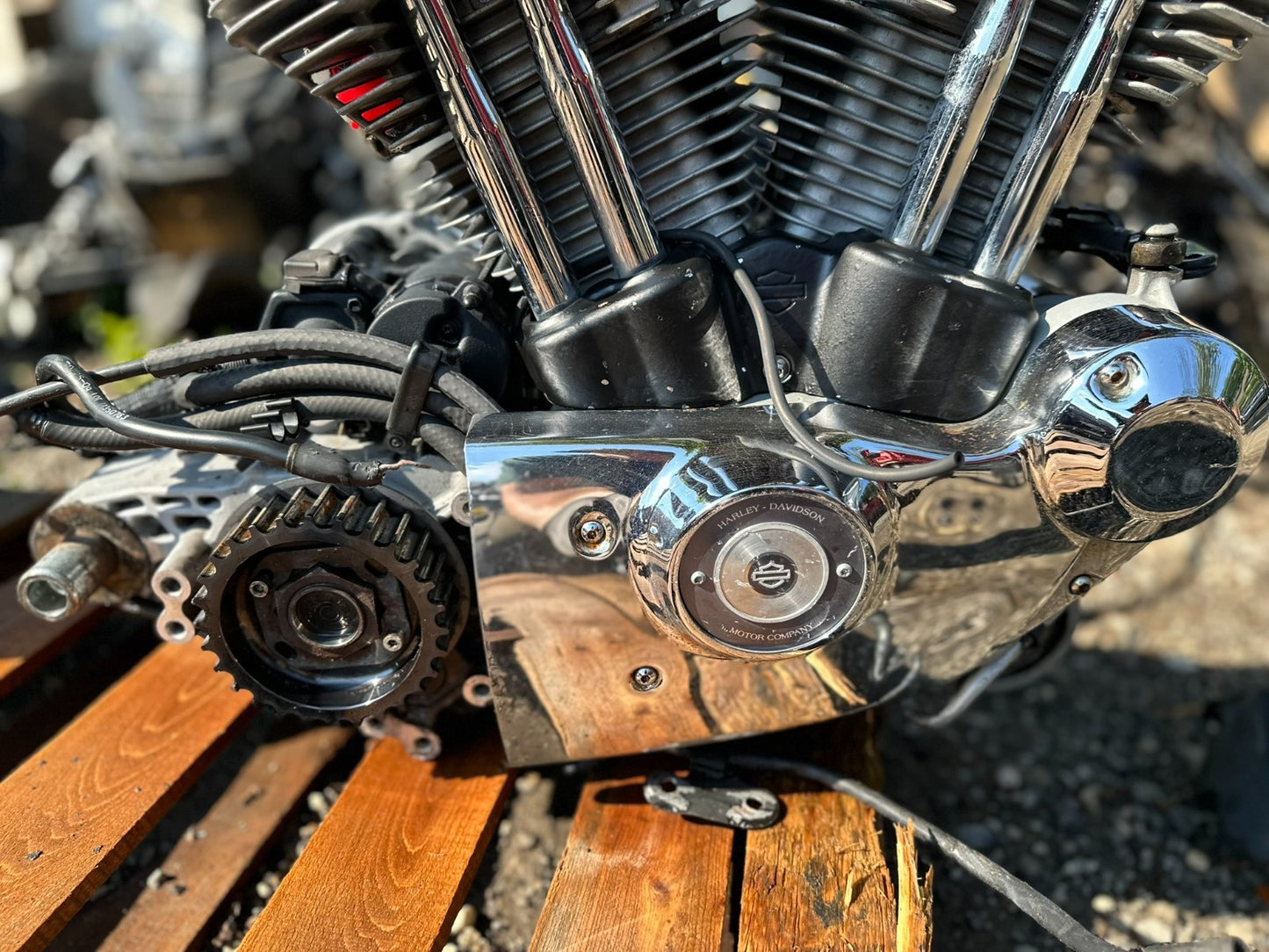 2004 Harley-davidson Sportster Xl883 Engine Motor & Transmission OEM