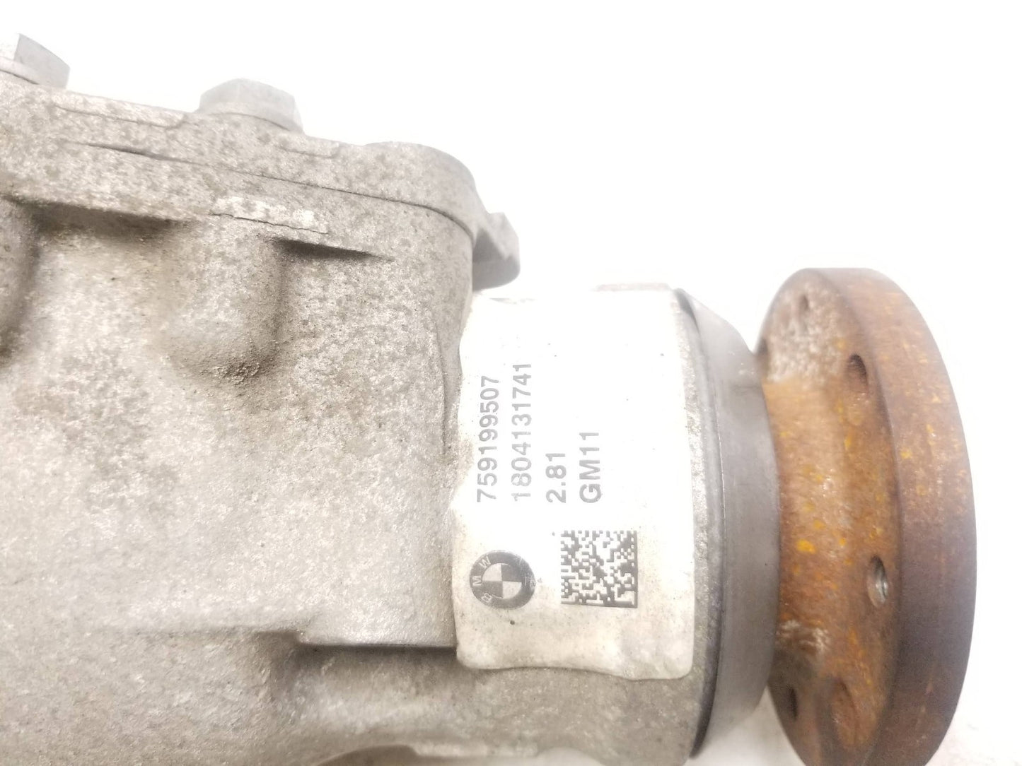 2018 BMW 330ix Front Differential 759199507 OEM 76k Miles Ratio: 2.81