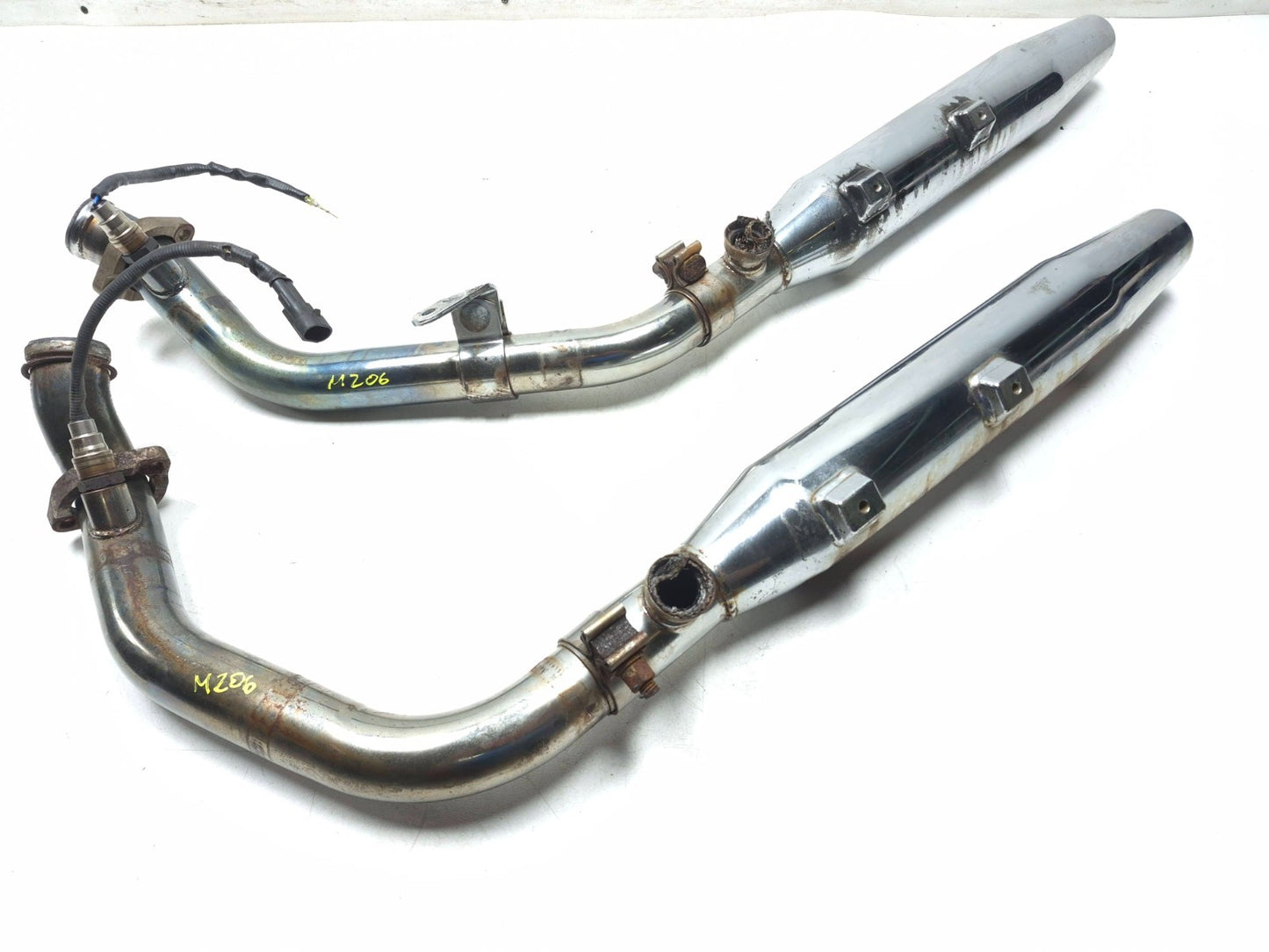 2004-2010 Harley-davidson Sportster Xl883 Exhaust Muffler Front & Rear OEM