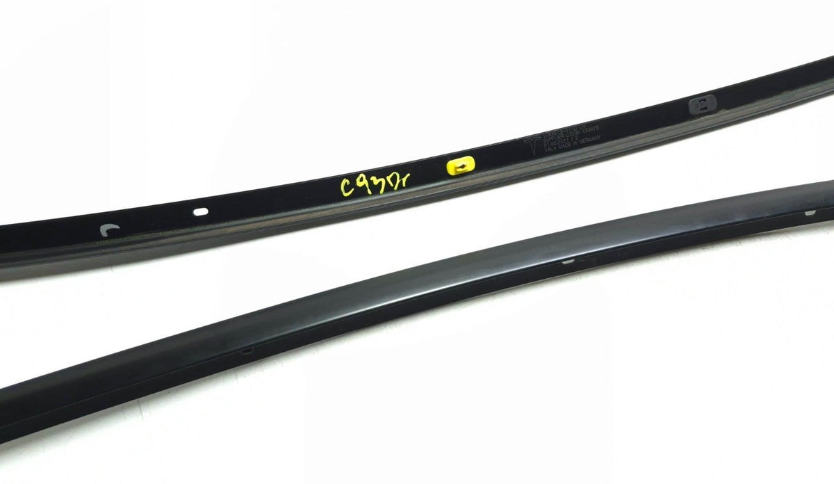 2021 Tesla Model 3 Upper Roof Black Molding Trim  Left & Right OEM