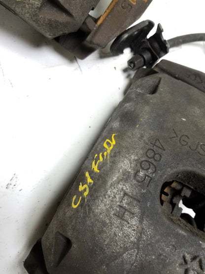 2012 Jeep Grand Cherokee Brake Caliper Front Left & Right Pair OEM