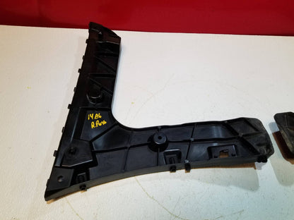 12 13 14 15 Audi A6 Rear Right & Left Bumper Guide Bracket 2pcs OEM