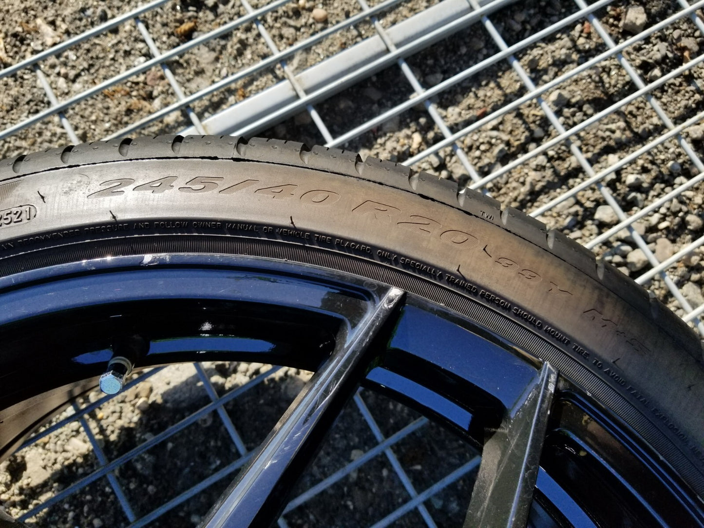 2019 Chevrolet Camaro Alloy Wheel Rim Rohana Rfx7 20" 245/40 R20. Et20