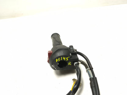 2017 Yamaha Yzf R3 Right Handlebar Switch & Throttle Grip OEM