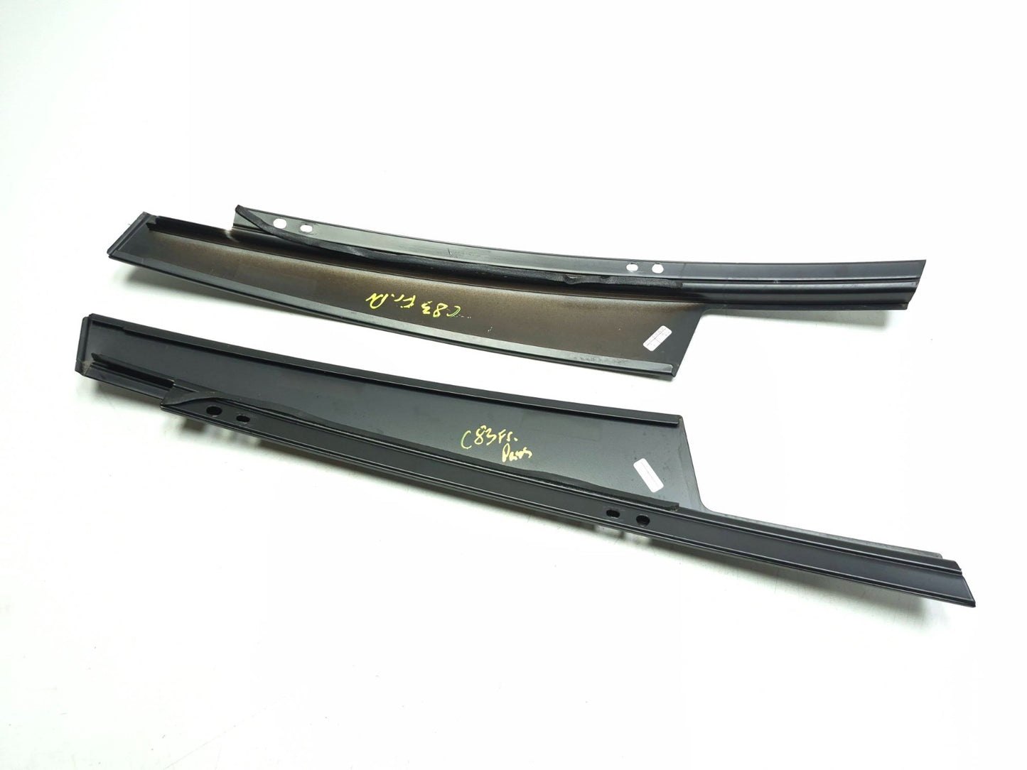 2011 BMW 750li Front Door Pillar Applique Molding Left & Right OEM