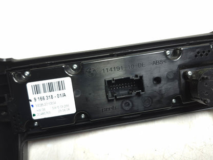 2008 BMW X6 E71 Rear A/c Heater Control Panel Switch W/ Heated Seat Assy OEM