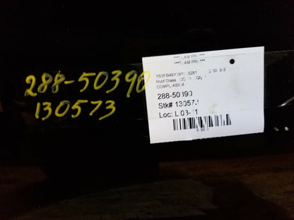 2008 Saab 9-3 Panoramic Sunroof Glass OEM