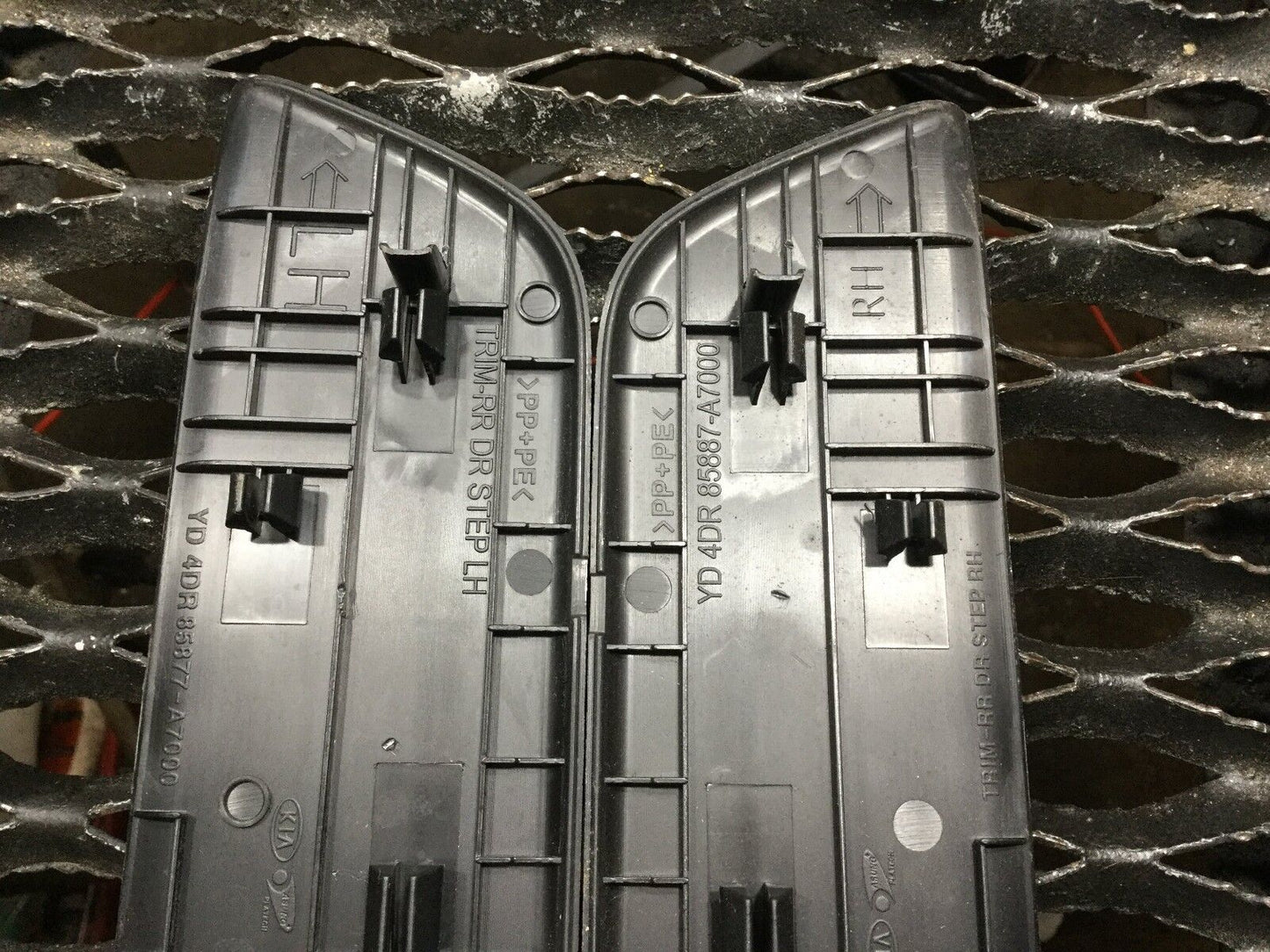 14 15 16 Kia Forte Rear Interior Kick Panel Trim 2pcs OEM