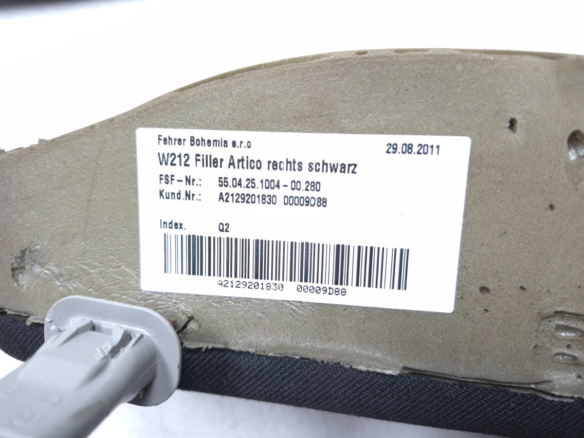2012 Mercedes W212 E350 Sedan Rear Seat Back Cushion Bolster Left & Right OEM