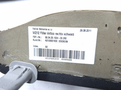 2012 Mercedes W212 E350 Sedan Rear Seat Back Cushion Bolster Left & Right OEM