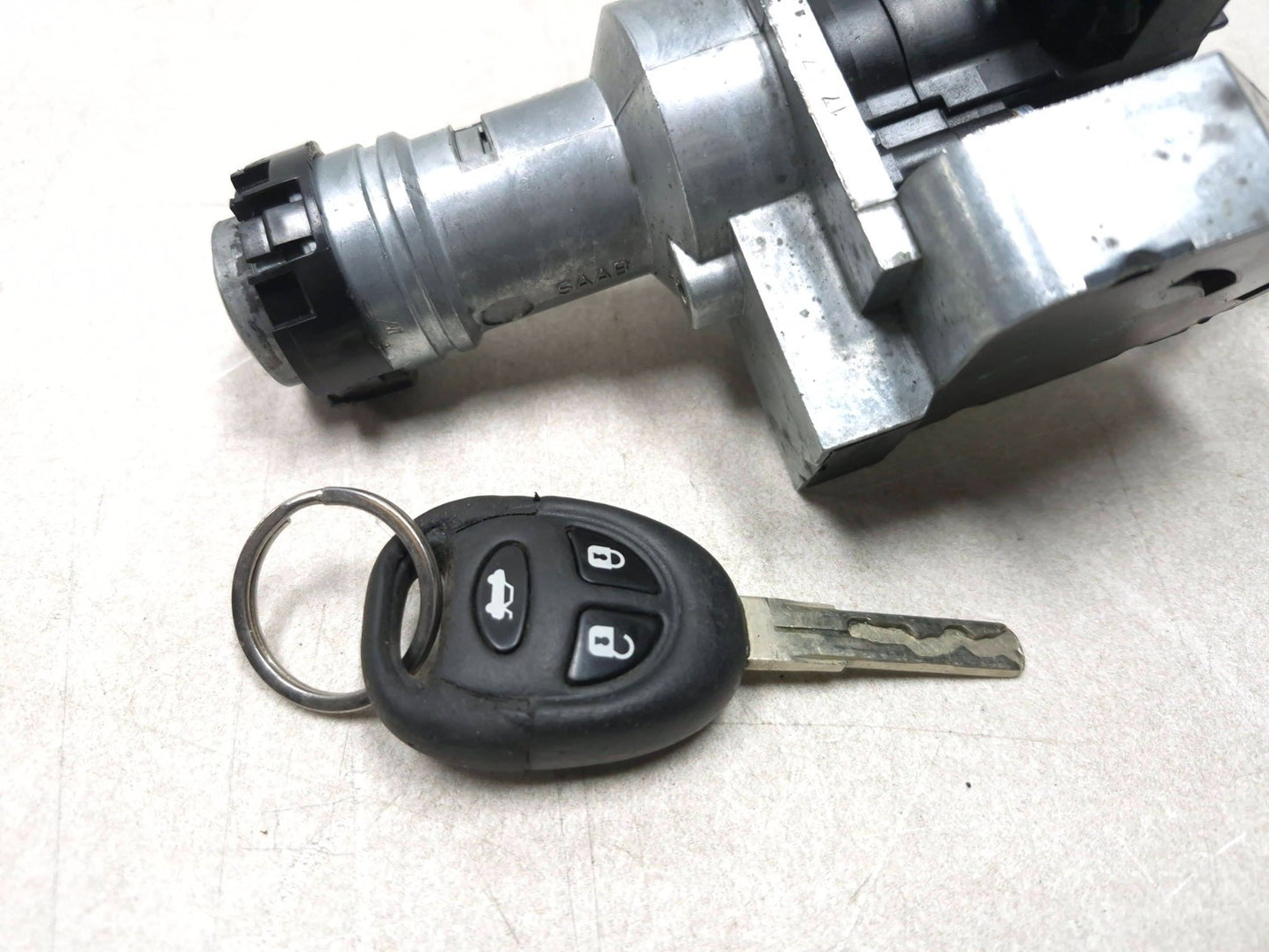 2007 Saab 9-5 Aero Ignition Lock W/ Starter Switch & Key OEM