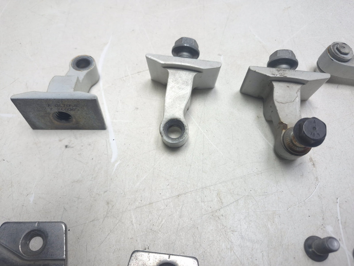 2013 BMW 328i F30 Sedan Rear Door Hinge W/ Striker Left Driver Side Set OEM