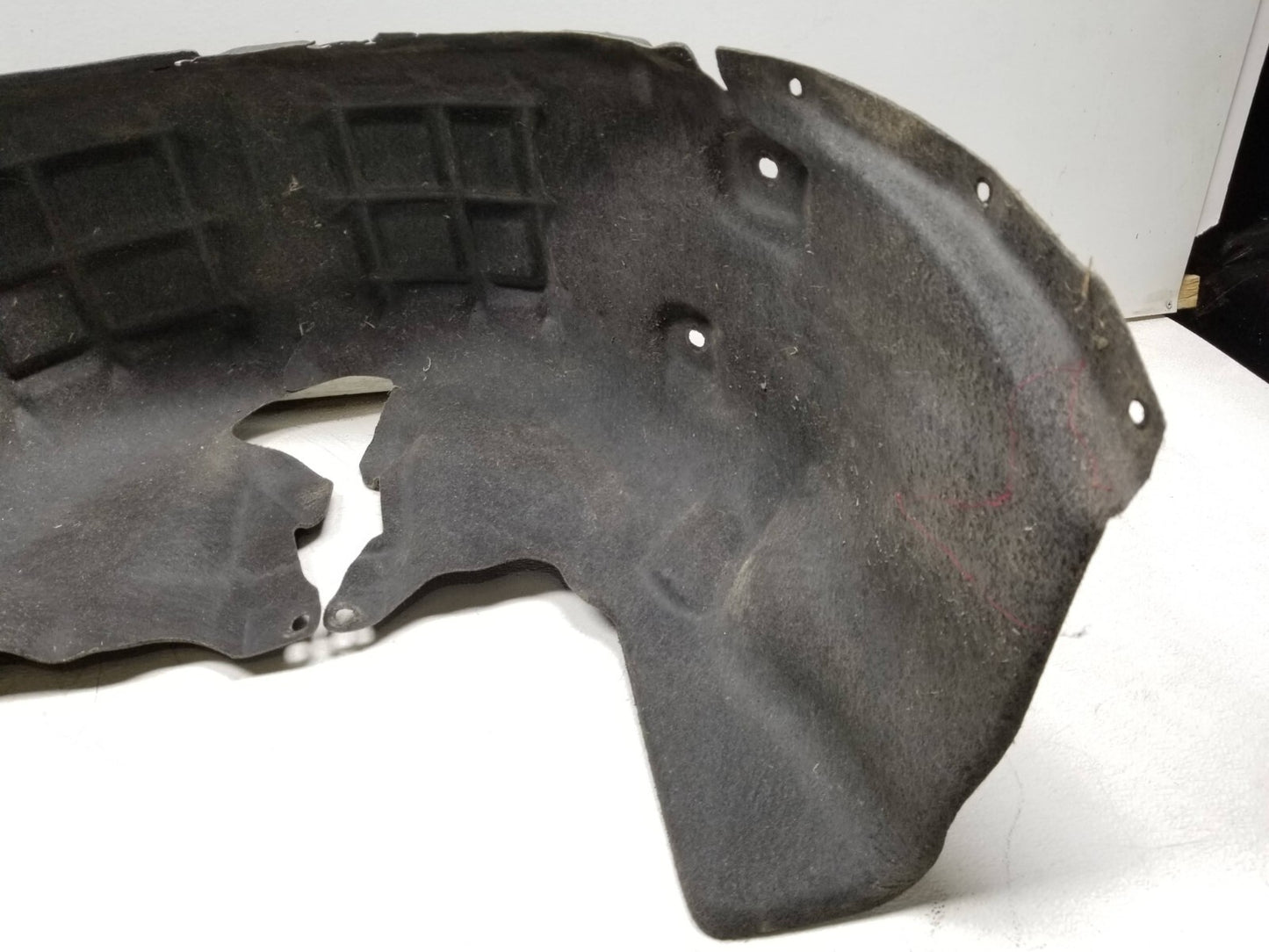 2014 Audi A6 Rear Fender Liner Splash Shield Driver Side Left OEM